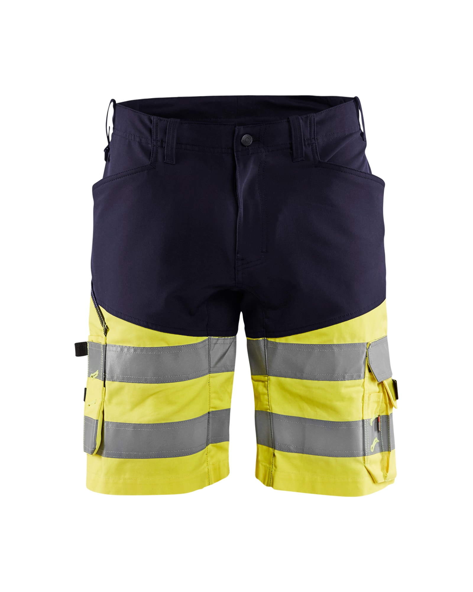 Blåkläder High Vis Shorts mit Stretch Schwarz/High Vis Rot - C62
