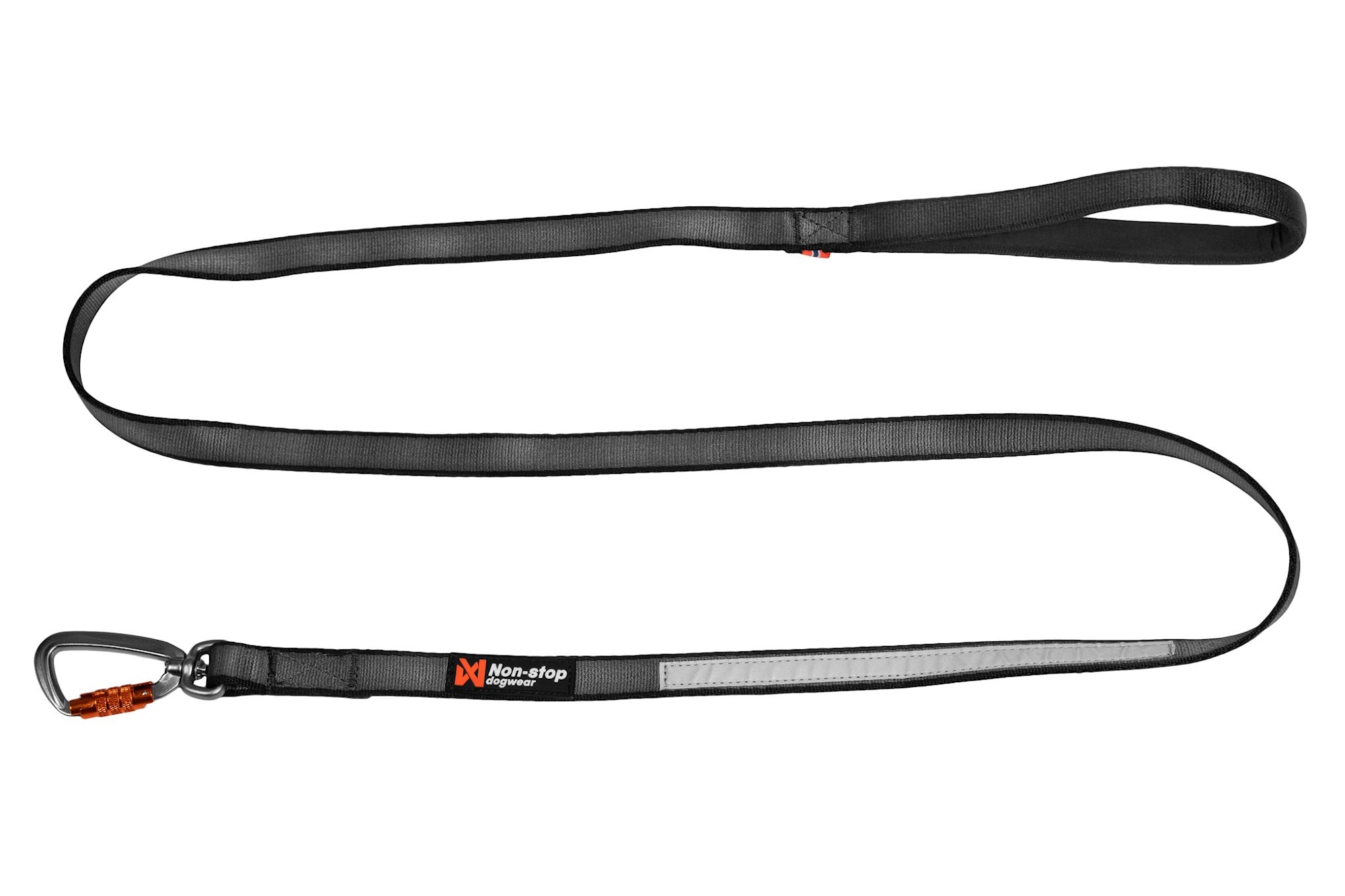 Non-Stop Dogwear Move Leash, Black, 15Mm/1.5M, Talutushihna