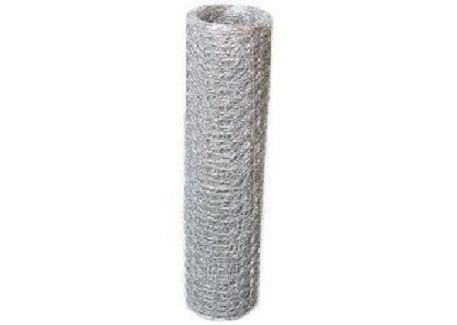 Hønsetråd / kyllingetråd 50 mm masker i 0,9x30 m rulle i galvaniseret