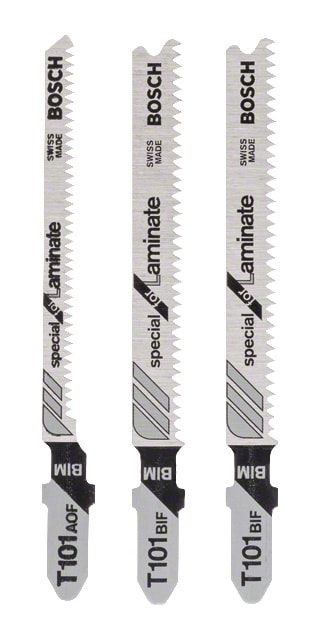 Bosch Stichsägeblatt T101AOF Laminatset 3er-Pack