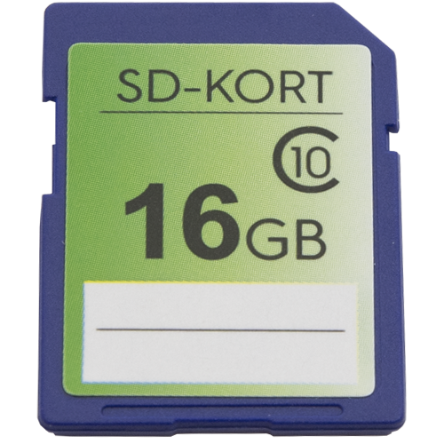 SD-kort 16 GB Minneskort