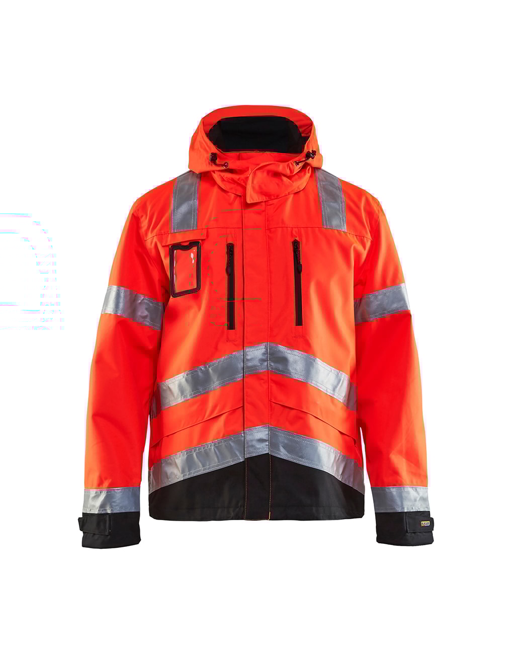 Blåkläder Skalljakke varsel - Hivis Rød/Svart - XL