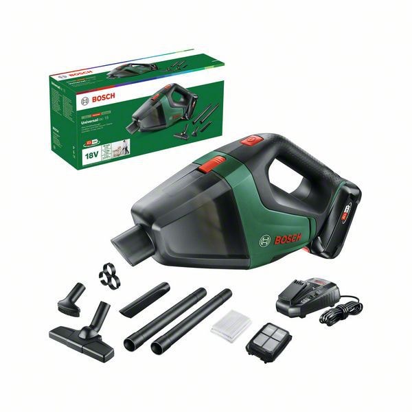 Bosch Dammsugare Universalvac 18V med 1x2,5Ah batteri & laddare