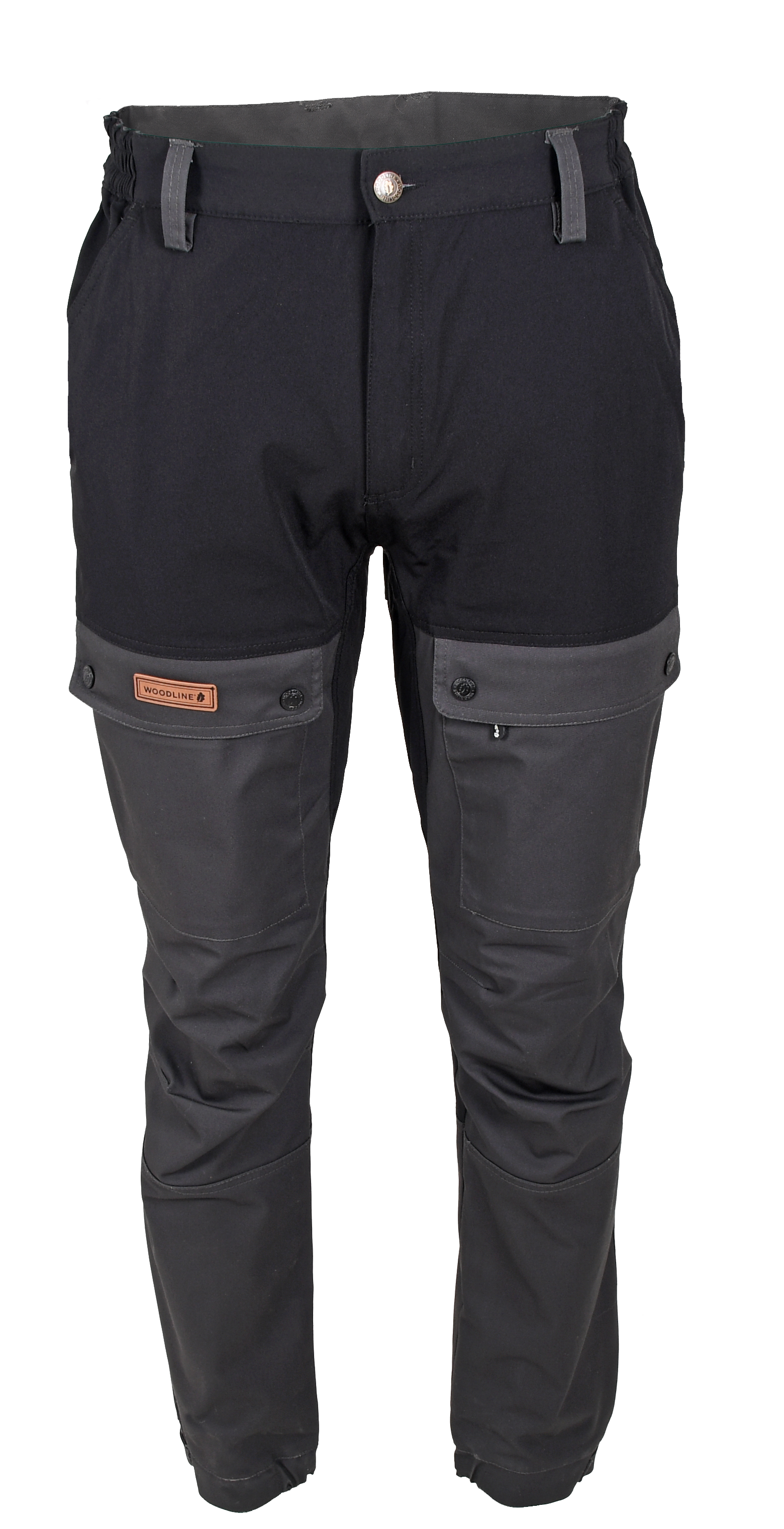 Woodline Boksund Hose Herren Schwarz/Grau - D116