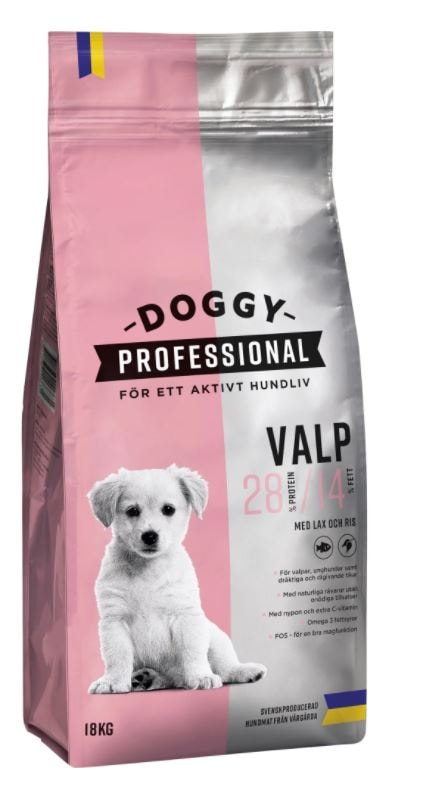 Doggy Professional Extra Valp 18 Kg - Hundemad & Hundefoder - MKnorth.dk