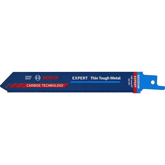 Bosch Tigersågblad Expert ‘Thin Tough Metal’ S 922 EHM , 3 st