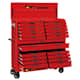 Teng Tools Verktygsvagn TCMONSTER01 Monster med 20 lådor och 1100 verktyg, extra bred, röd