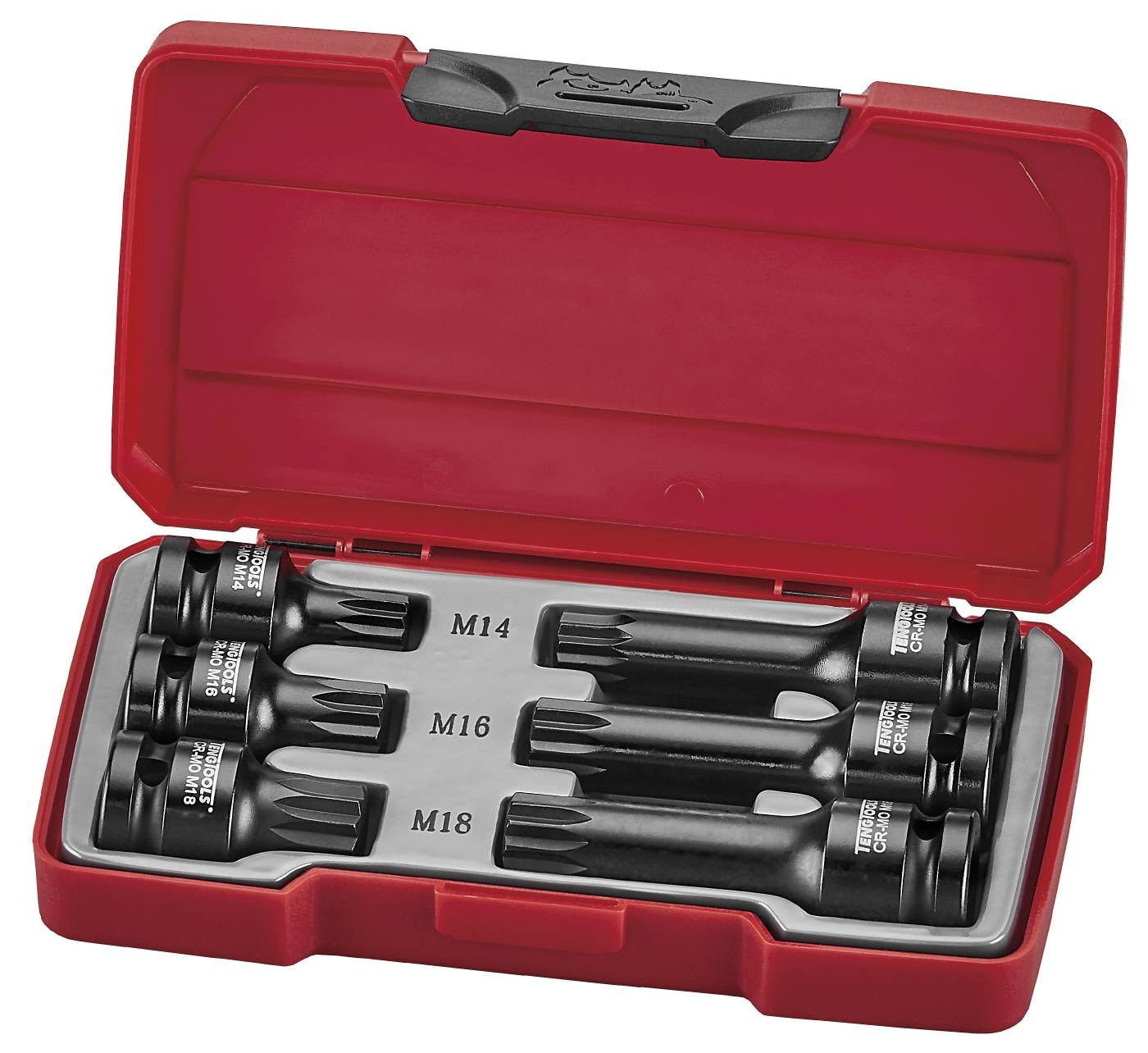 Teng Tools 6-osainen sarja voimahylsykärkiä, nelikulmainen 1/2\"-kiinnitys T9206