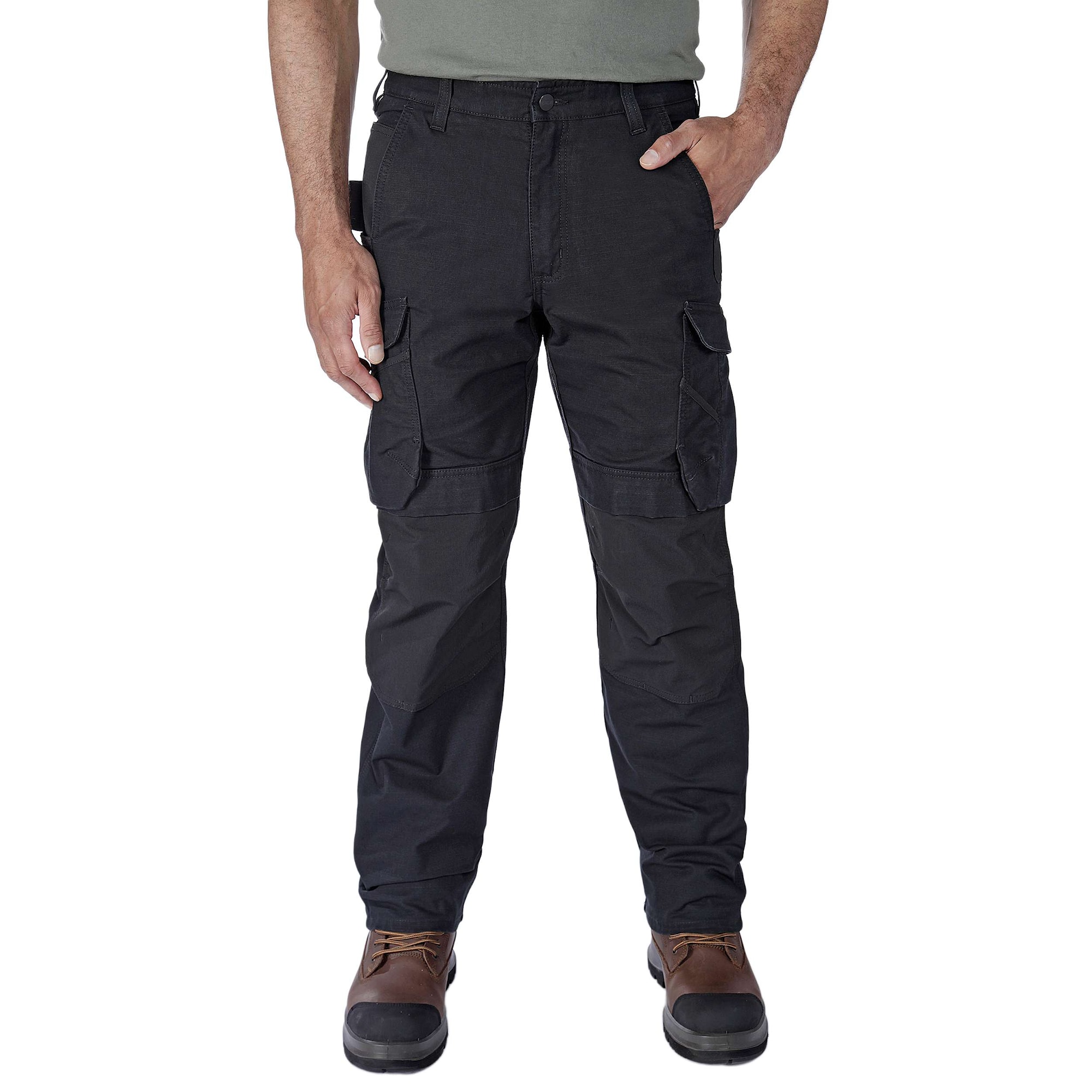 Carhartt Steel Rugged Cargo Arbetsbyxor Herr Black W42/L32
