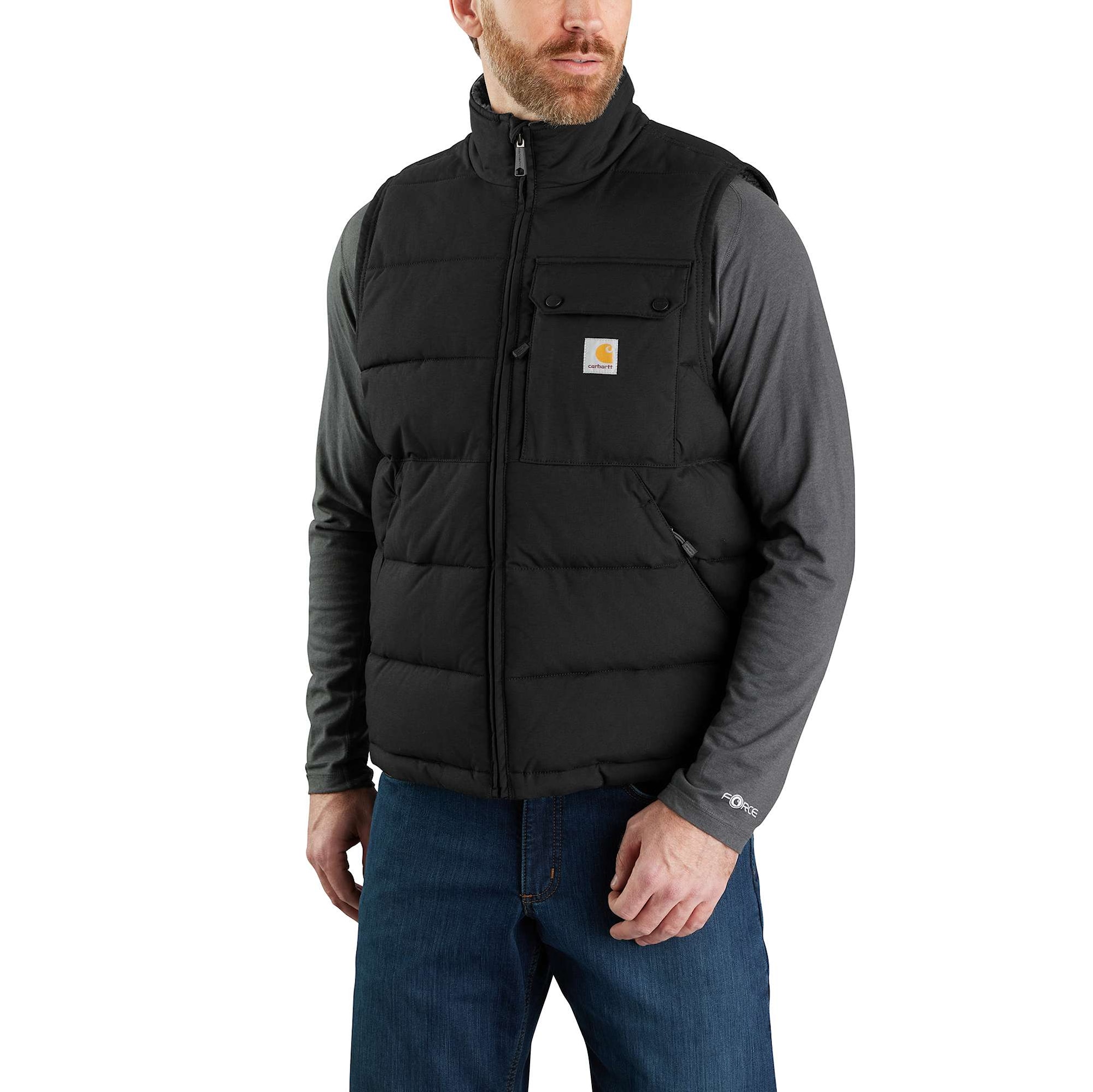 Carhartt Midweight Fodrad Väst Herr Black XXL