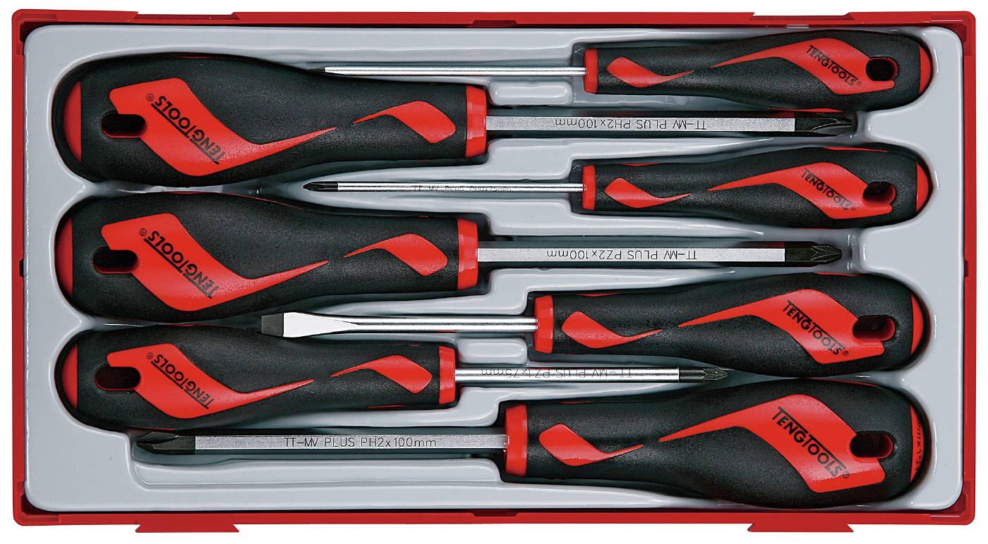 Teng Tools 7-osainen ruuvitalttasarja TT917N