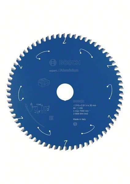 Bosch Sägeblatt Expert für Aluminium 210x2,4/1,4x30mm 66Z
