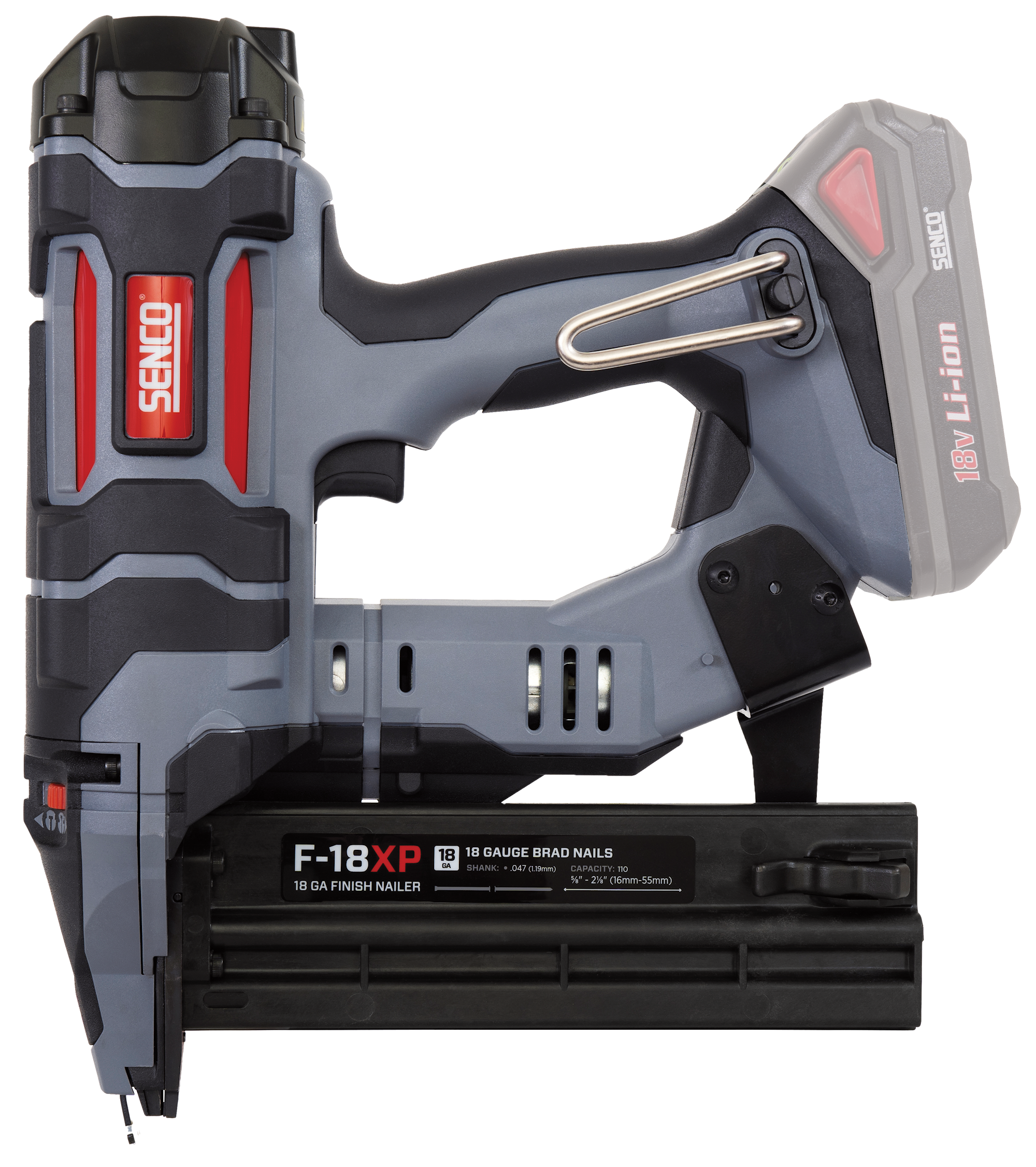 Senco Dyckertpistol Fusion F-18XP 1,2mm 0° 15-55mm utan batteri & laddare