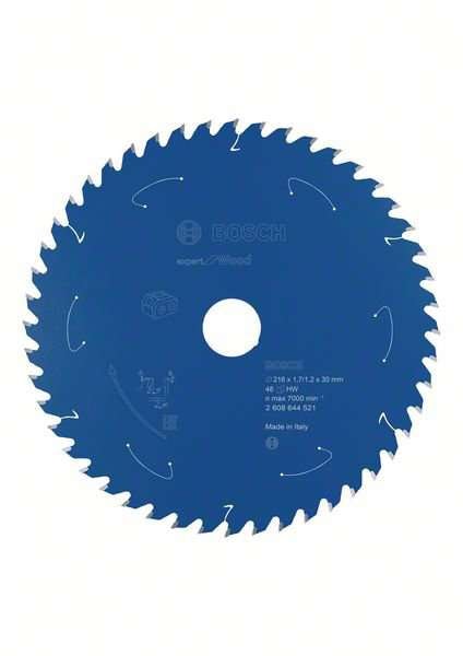 Bosch Sägeblatt Expert for Wood 216x1,7/1,2x30mm 48Z 15°