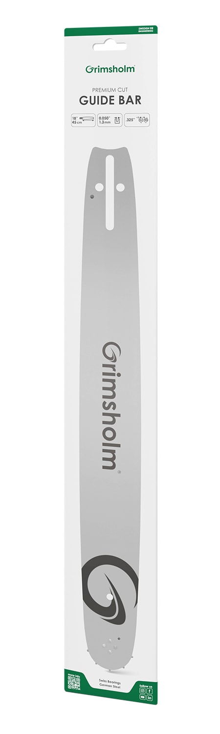 Grimsholm 18" .325" 1.3mm Premium Cut Motorsågssvärd