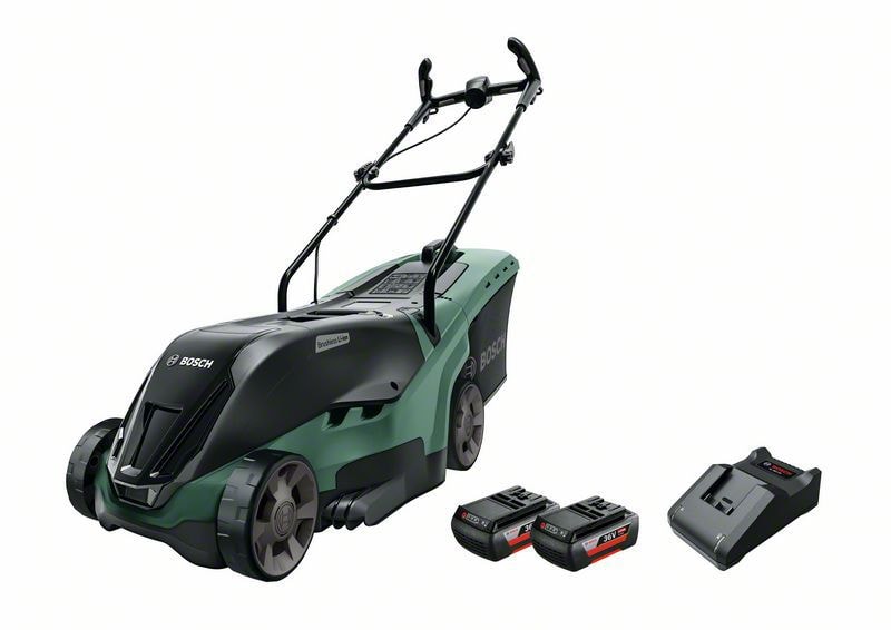 Bosch Gräsklippare Universalrotak 36-560 med 2x2Ah batterier och laddare
