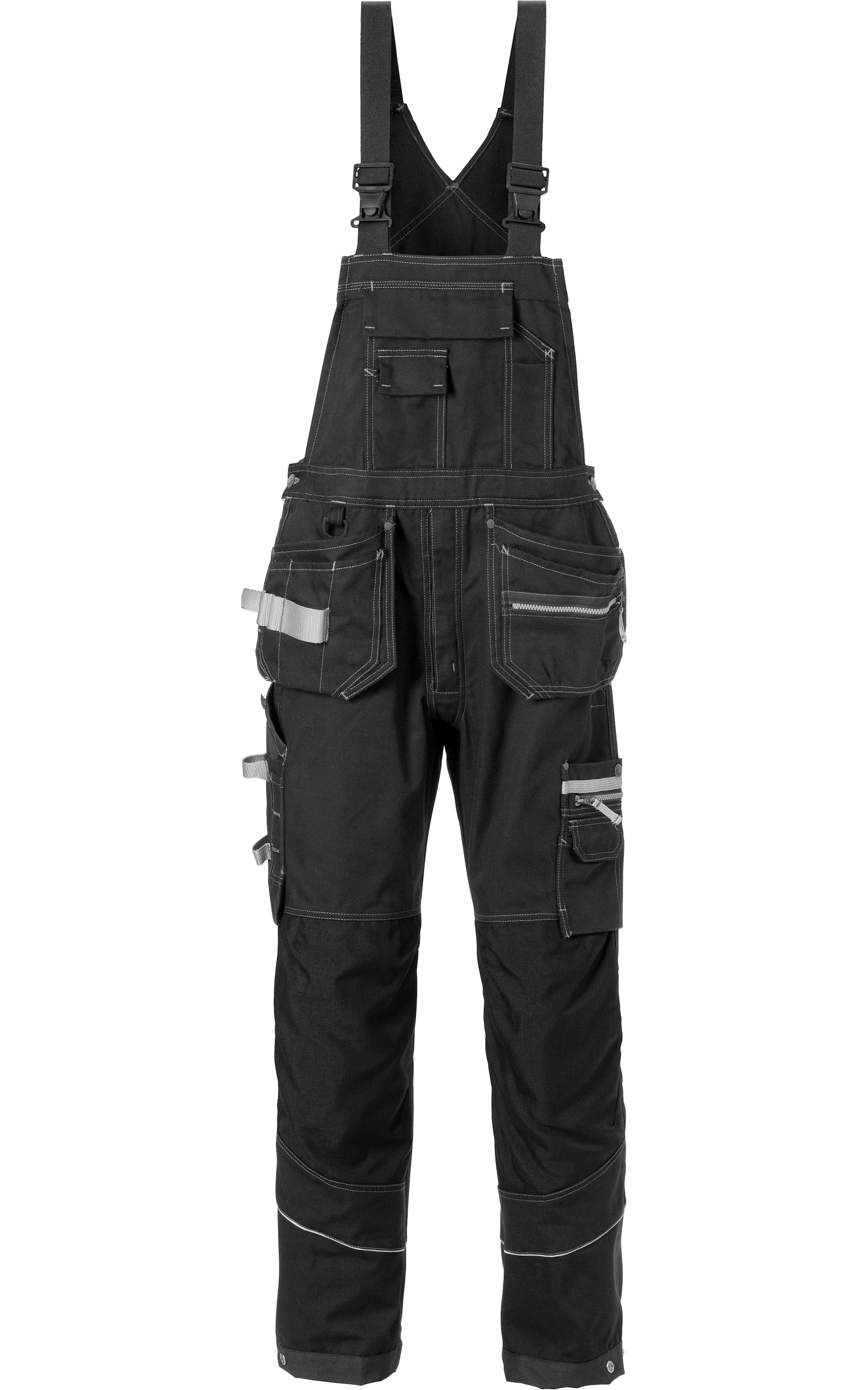 Fristads Hängslebyxa 1122 CYD Svart D120