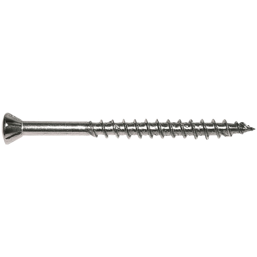 Fischer 5,0 x 60 udendørs spånskrue linsehoved rustfri A4 200 stk.