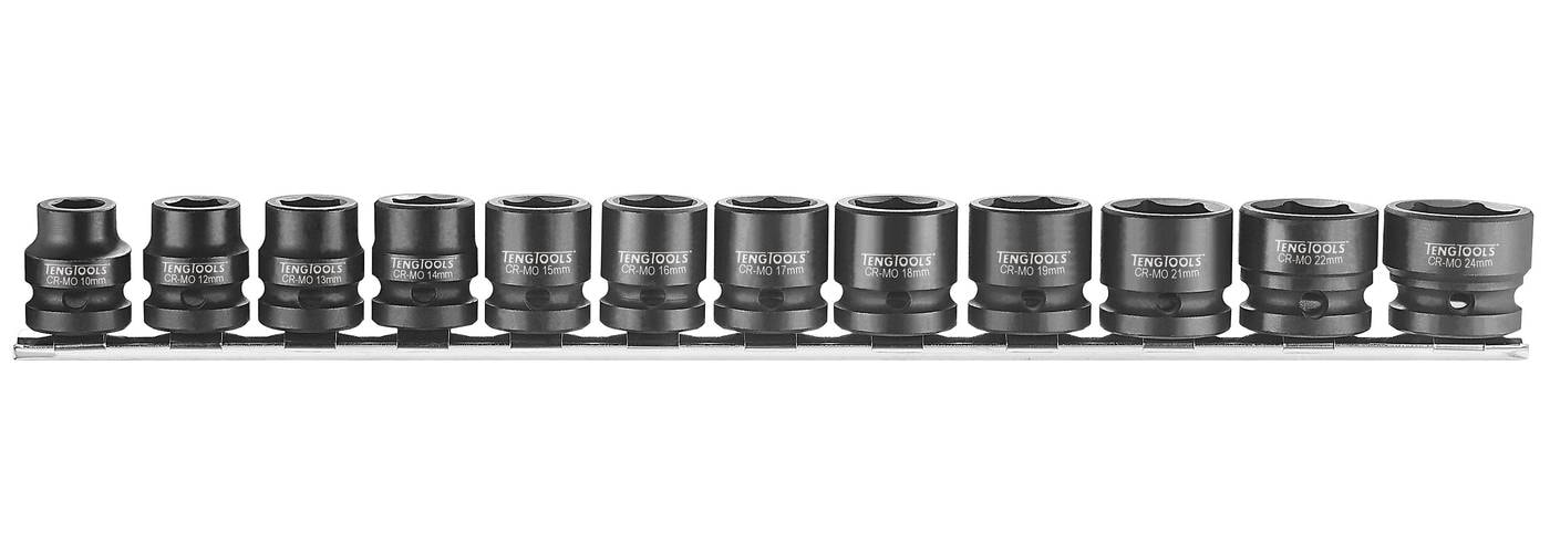 Teng Tools Voimahylsysarja. Nelikulmainen 1/2\"-kiinnitys. 9207S12