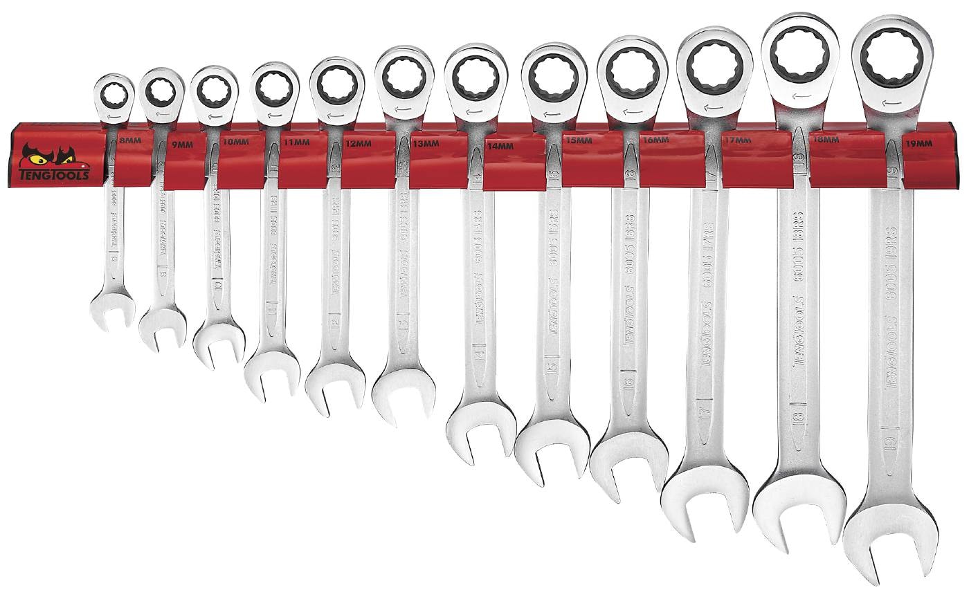 Teng Tools Ringgaffelskraldenøglesæt WRSP12RS