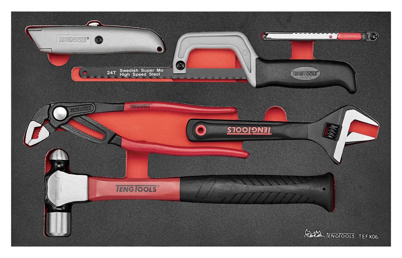Teng Tools Verktygssats TEFX06 6 delar