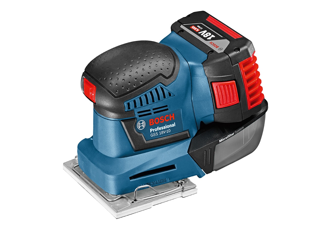 Bosch Gss 18 V-Li 2X5,0Ah L-Boxx Schwingschleifer