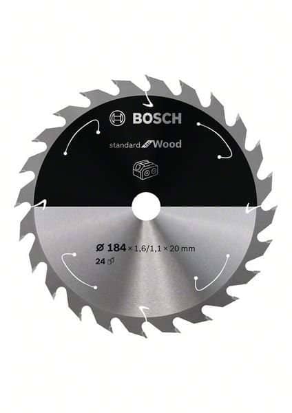 Bosch Sågklinga Standard for Wood 184×1,6/1,1×20mm 24T
