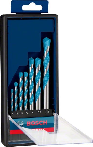 Bosch Poranteräsarja Expert MultiConstruction CYL-9 4/5/6/6/8/10/12 mm, 7 kpl