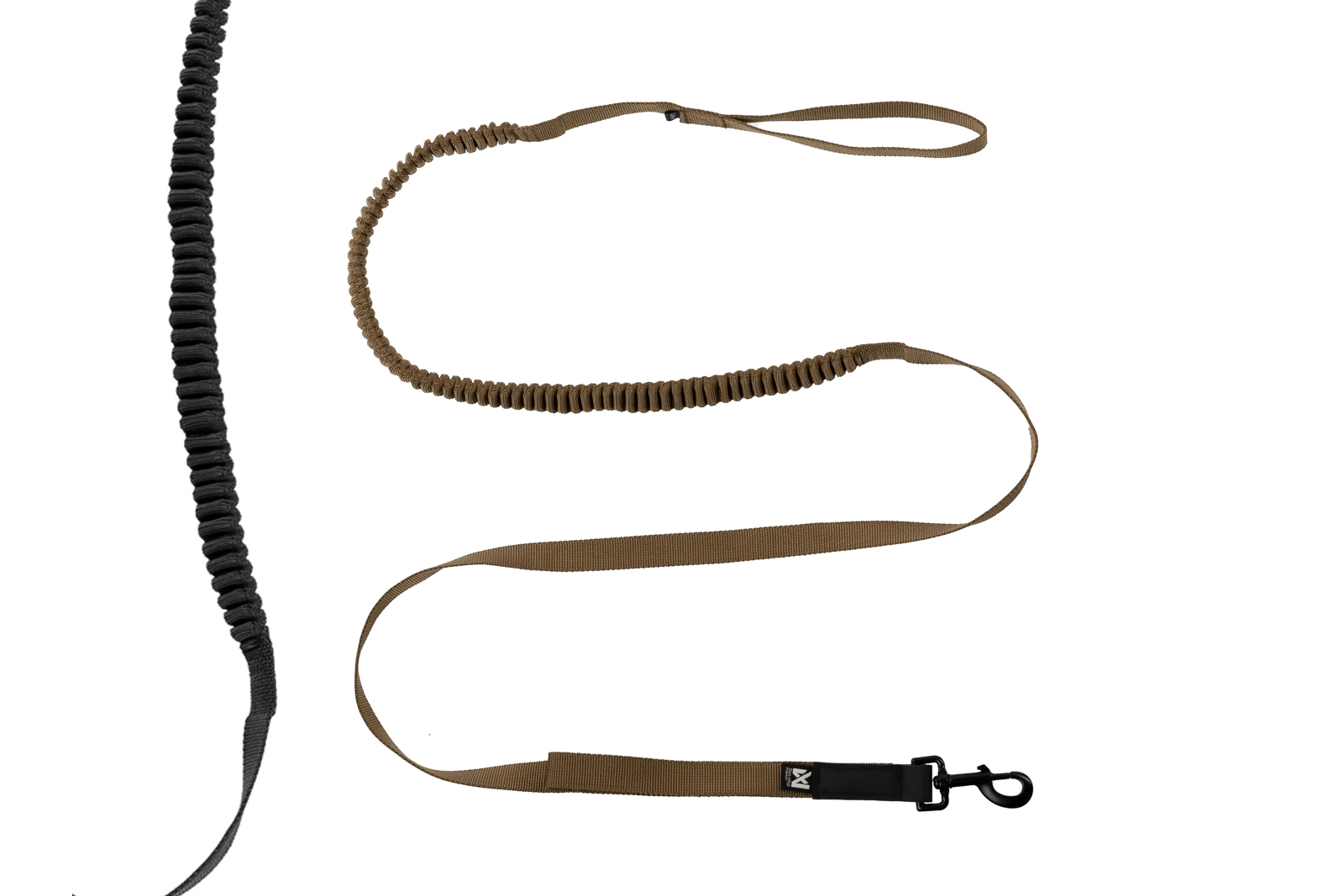 Non-Stop Dogwear Touring Bungee Leash WD Svart, 2.8m/23mm