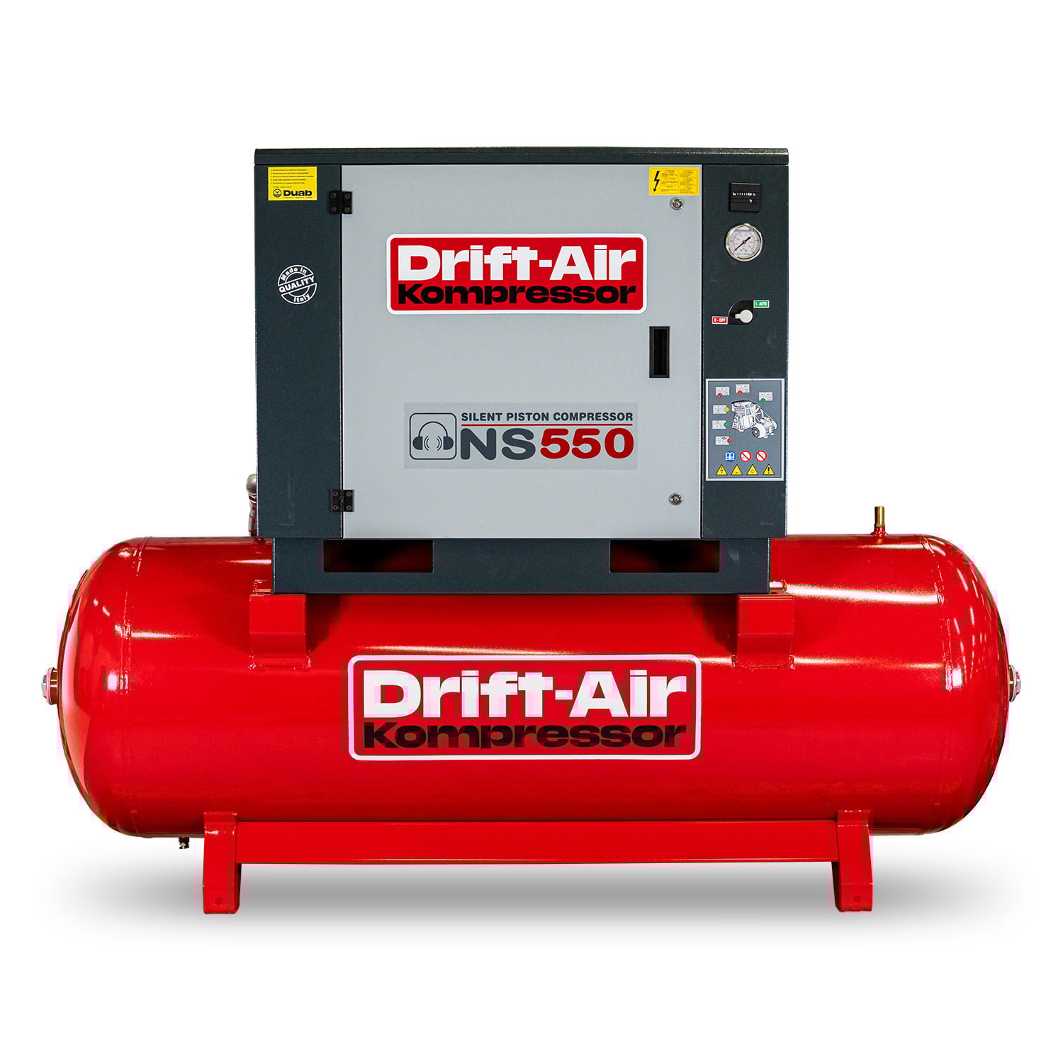 Drift-Air kompressor lydisolert GG 5,5/1300/500, 15 bar