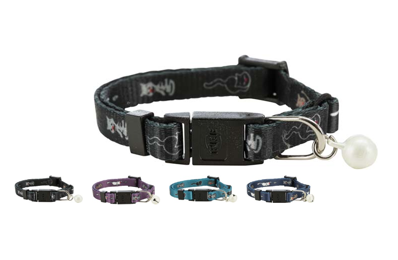 Junior Halsband Kattmotiv, snabblås, bjällra