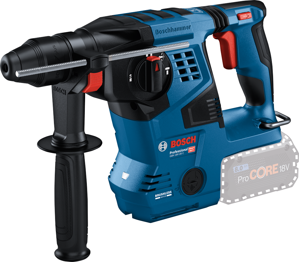 Bosch Borrhammare GBH 18V-28 C utan batteri & laddare L-Boxx