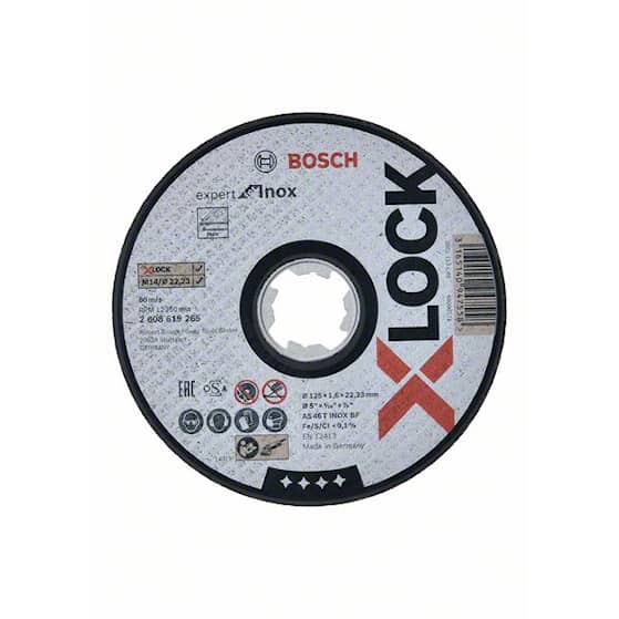 Bosch X-LOCK Expert for Inox, til lige snit