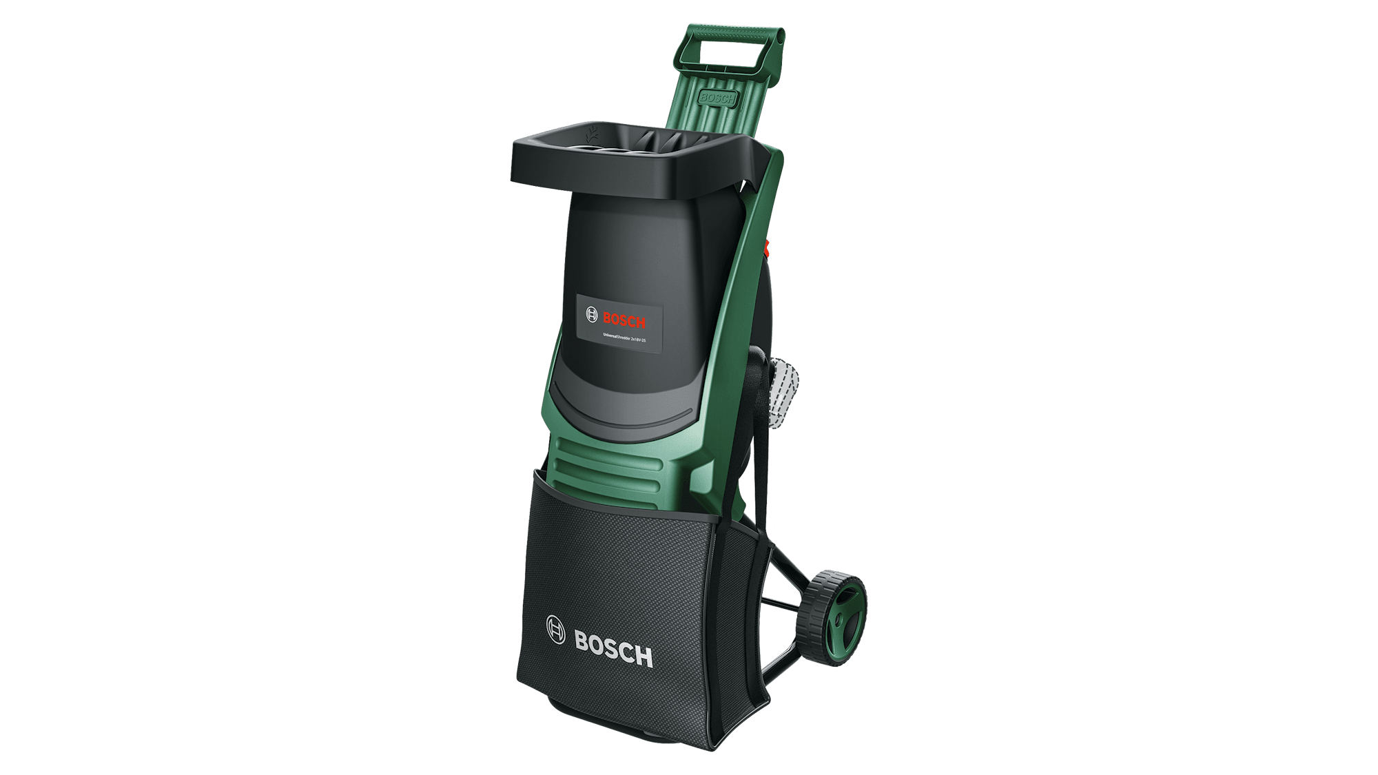 Bosch DIY Kompostkvarn Unishredder 2x18V-25 med 2x4Ah batterier och laddare