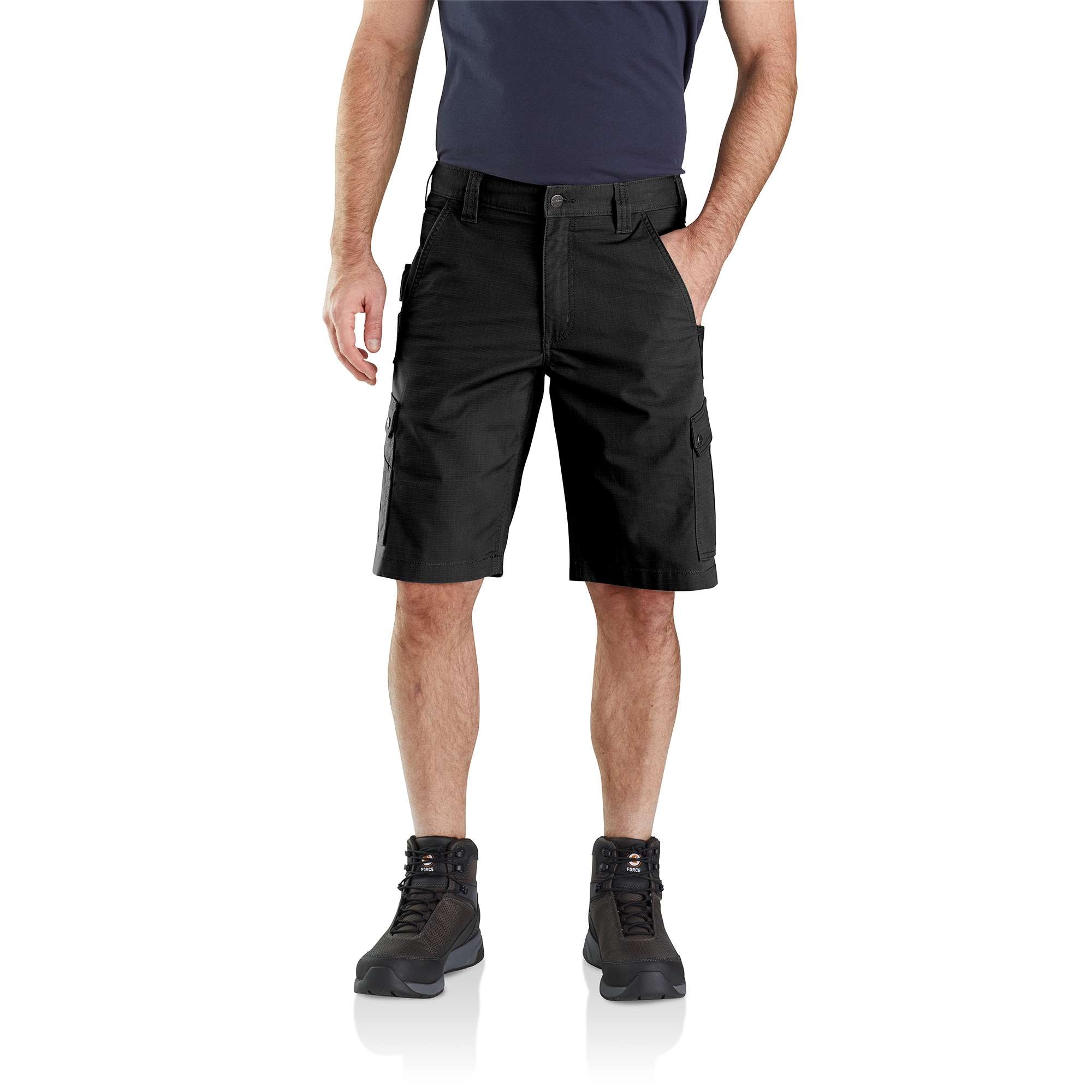 Carhartt Ripstop Cargo Shorts Herr Black W38