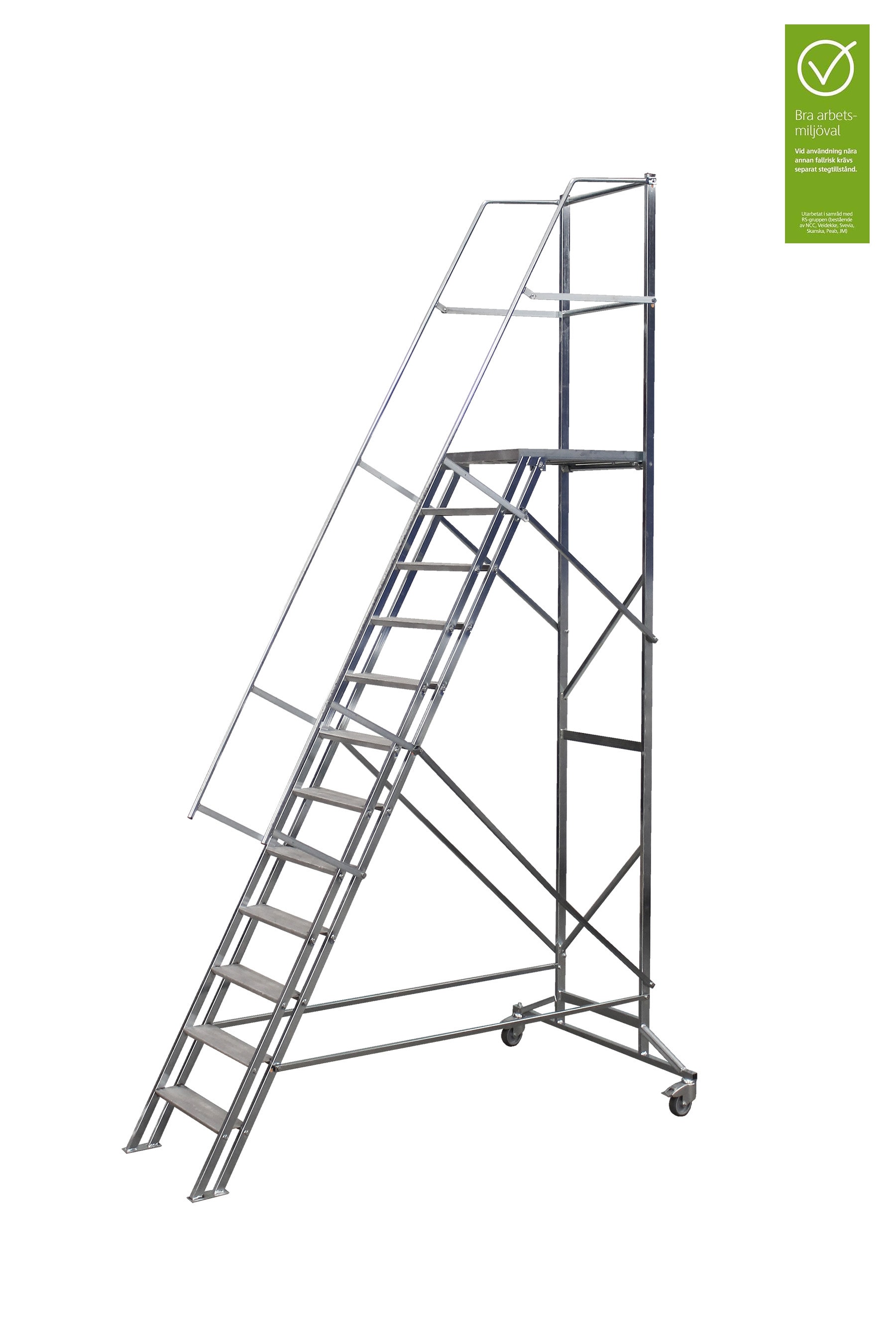 Skeppshultsstegen Trappa Skyddsr 240cm Hjulbalk