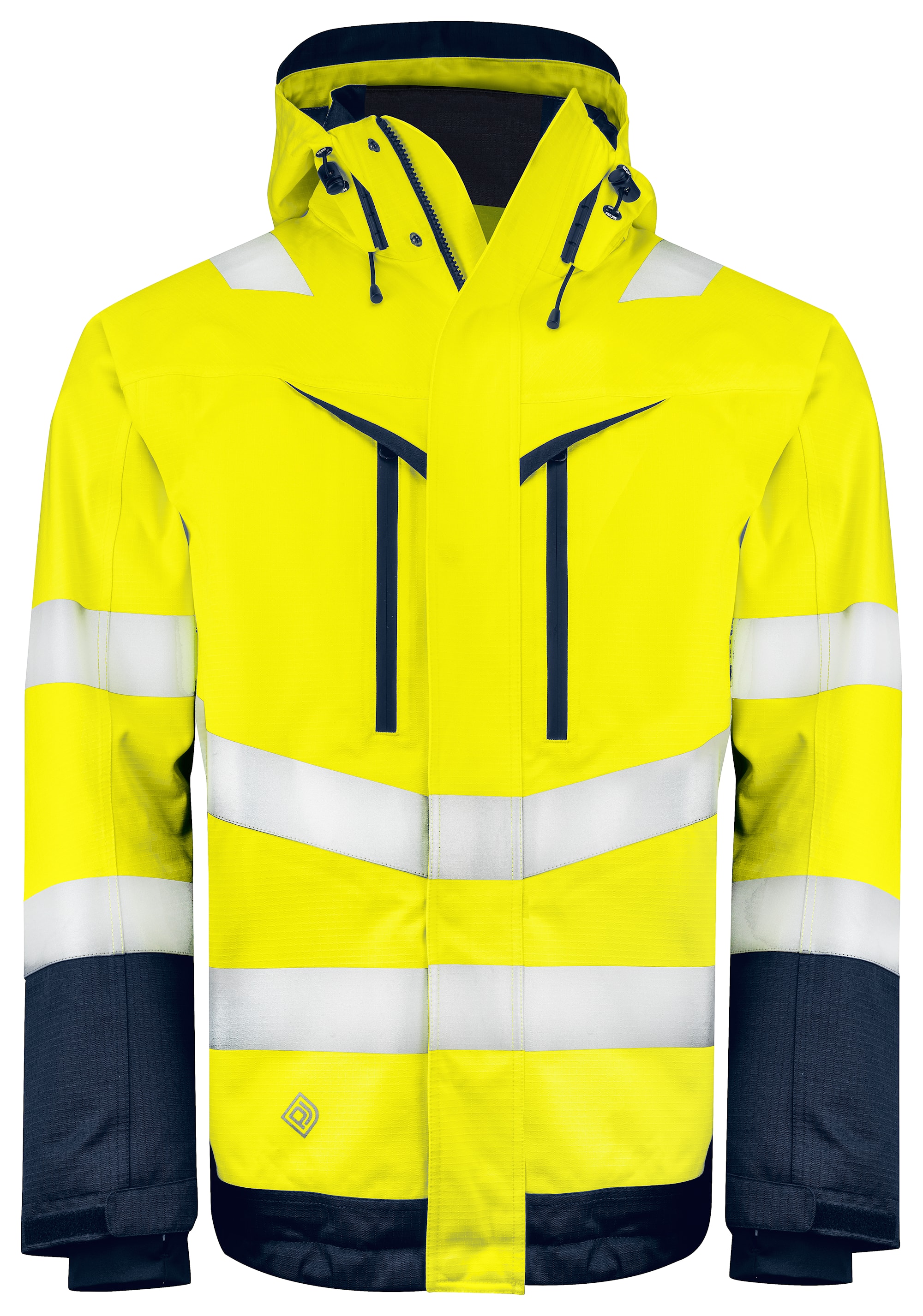 ProJob 6453 Funktionsjacke En Iso 20471 Klasse 3 - Yellow/Black - 4XL