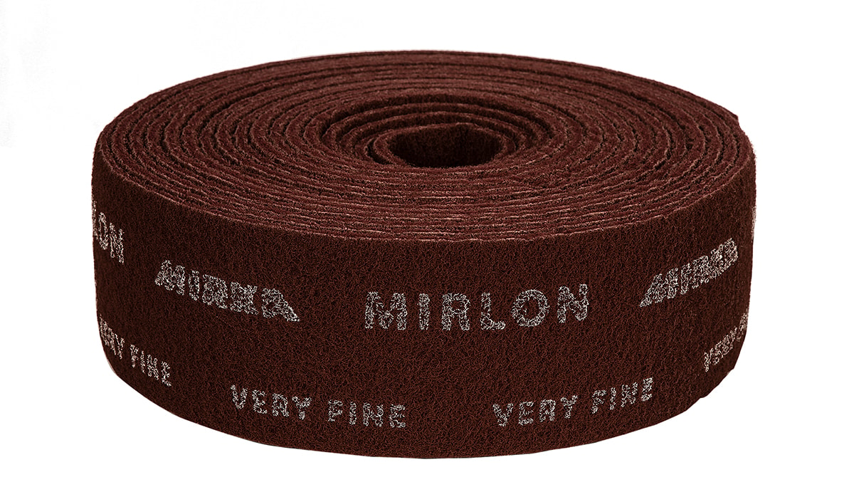 Mirka Slippappersrulle Mirlon 100mmx10m UF 1500 Grå