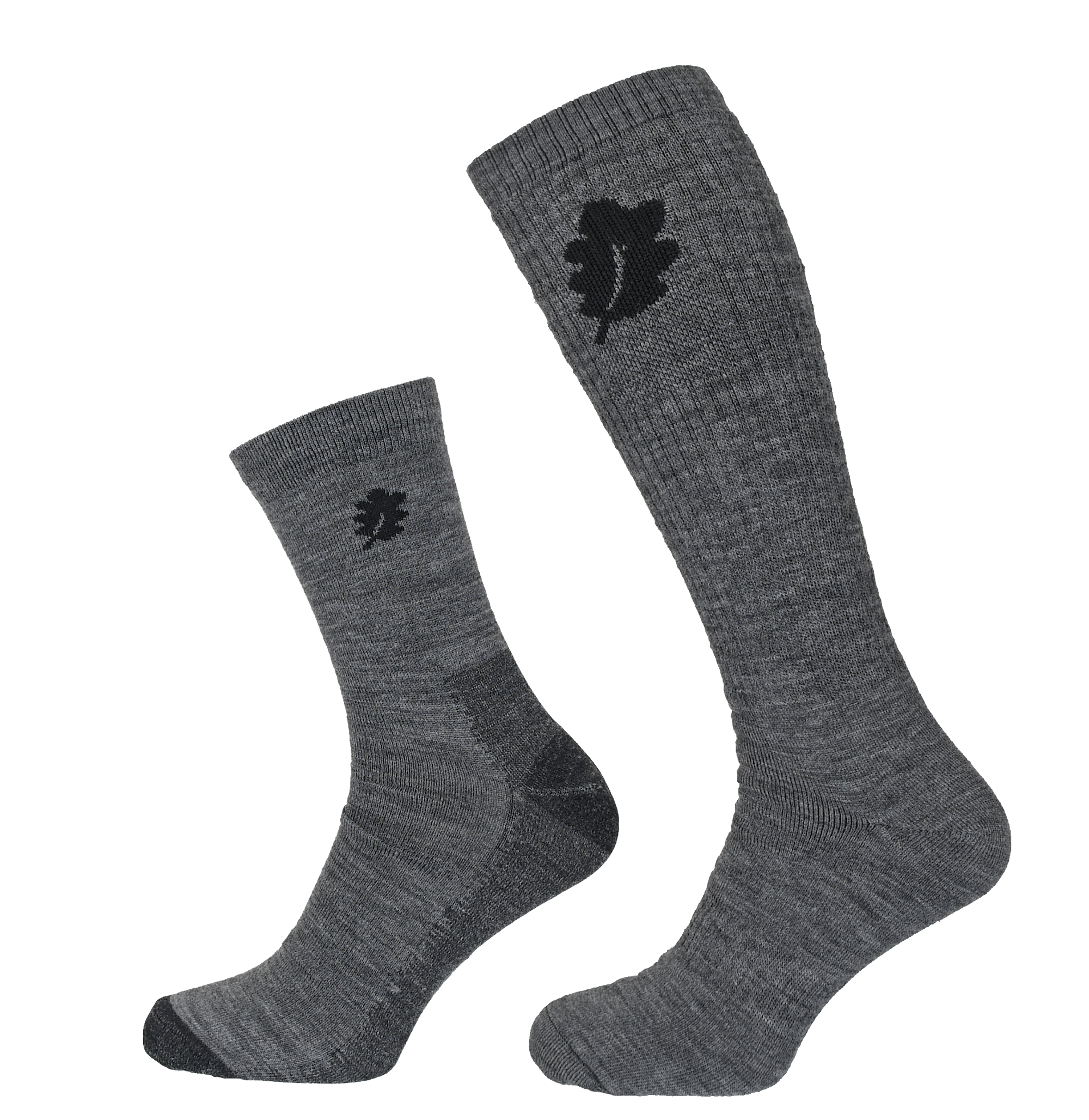 Woodline Socka+Linersocka Merinoull Grå 40-45