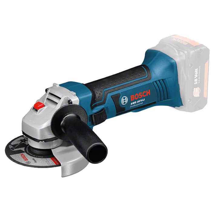 Bosch Akkukulmahiomakone GWS 18-125 V-LI Professional Solo ja L-BOXX