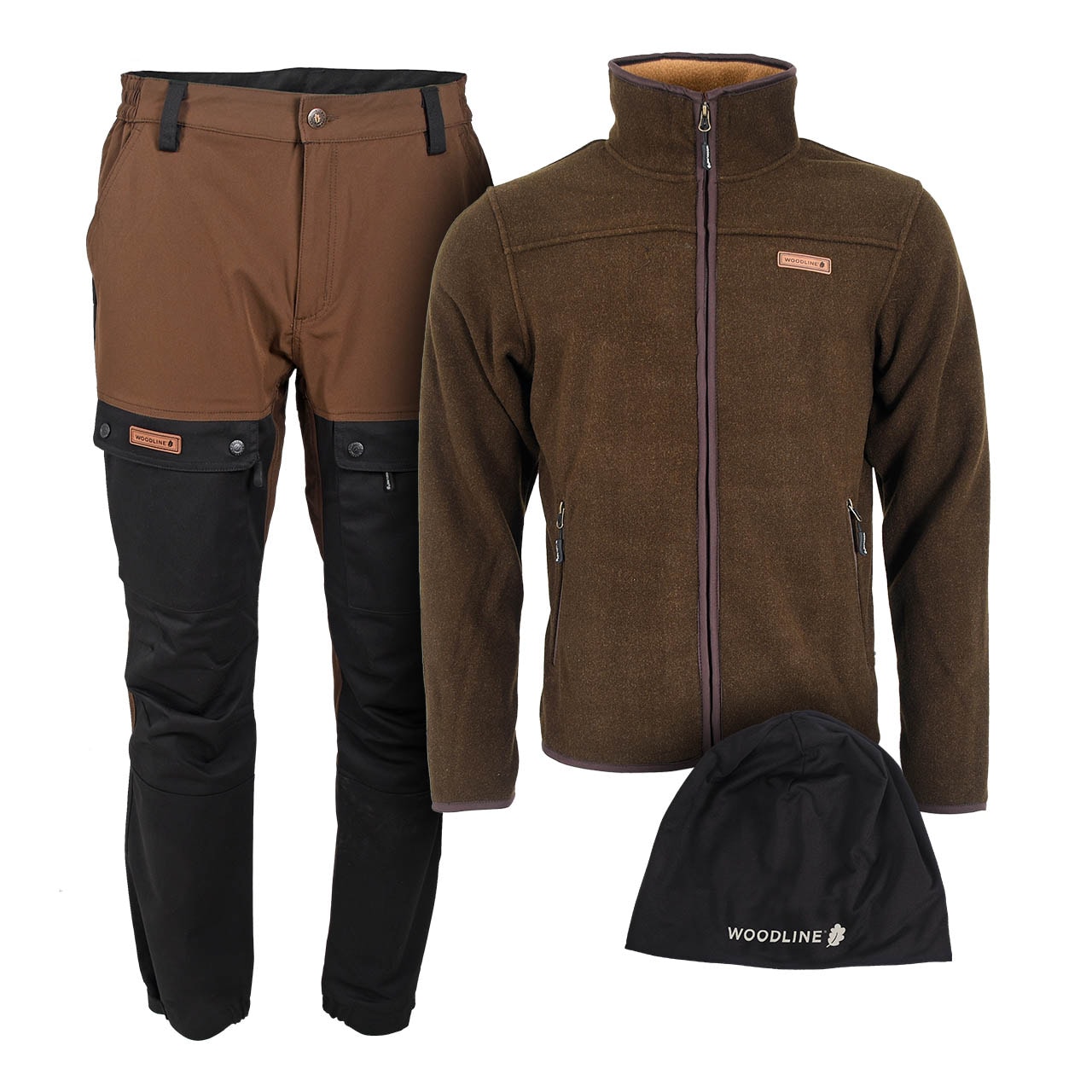 Woodline Fritidspaket Svart/Brun Herr