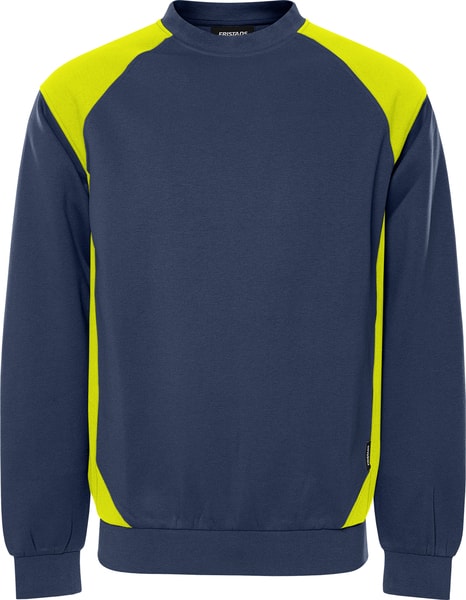 Fristads Sweatshirt 7148 GSM Svart/Grå XS