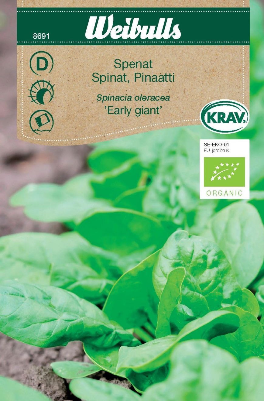 Weibulls Spenat *bio* Krav/eko