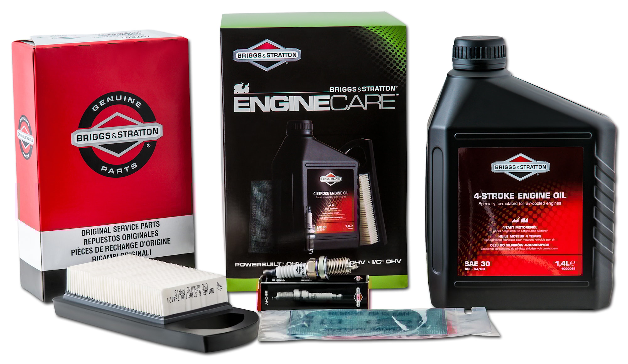 Huoltosarja Briggs&Stratton Power Built OHV 10,5-13,5 hv