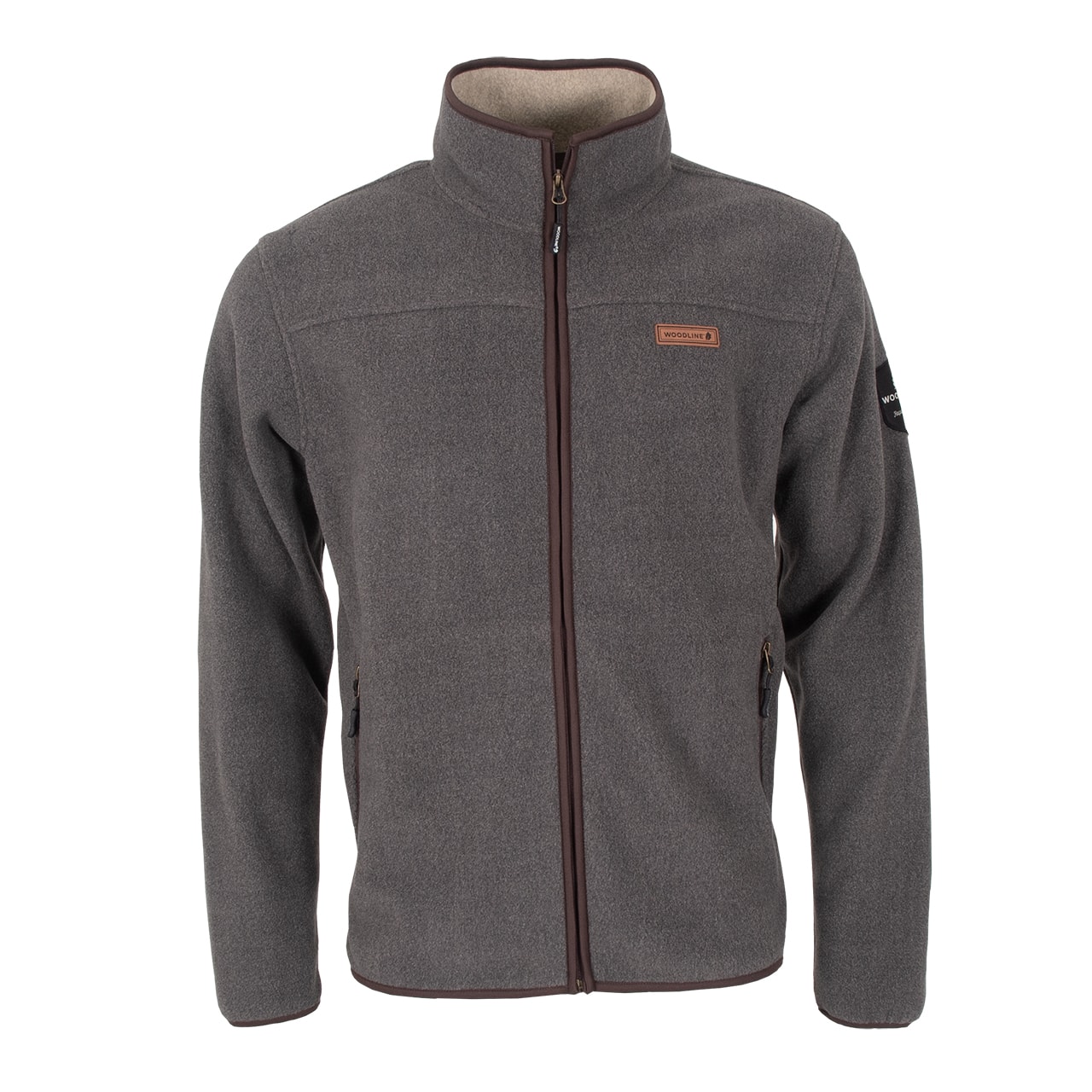Woodline Fleecetröja Bolmen Grå Herr 5XL