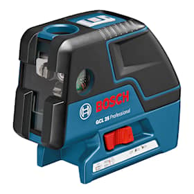Bosch Kombilaser GCL 25 Professional med 4 batterier (AA), lasermålplate