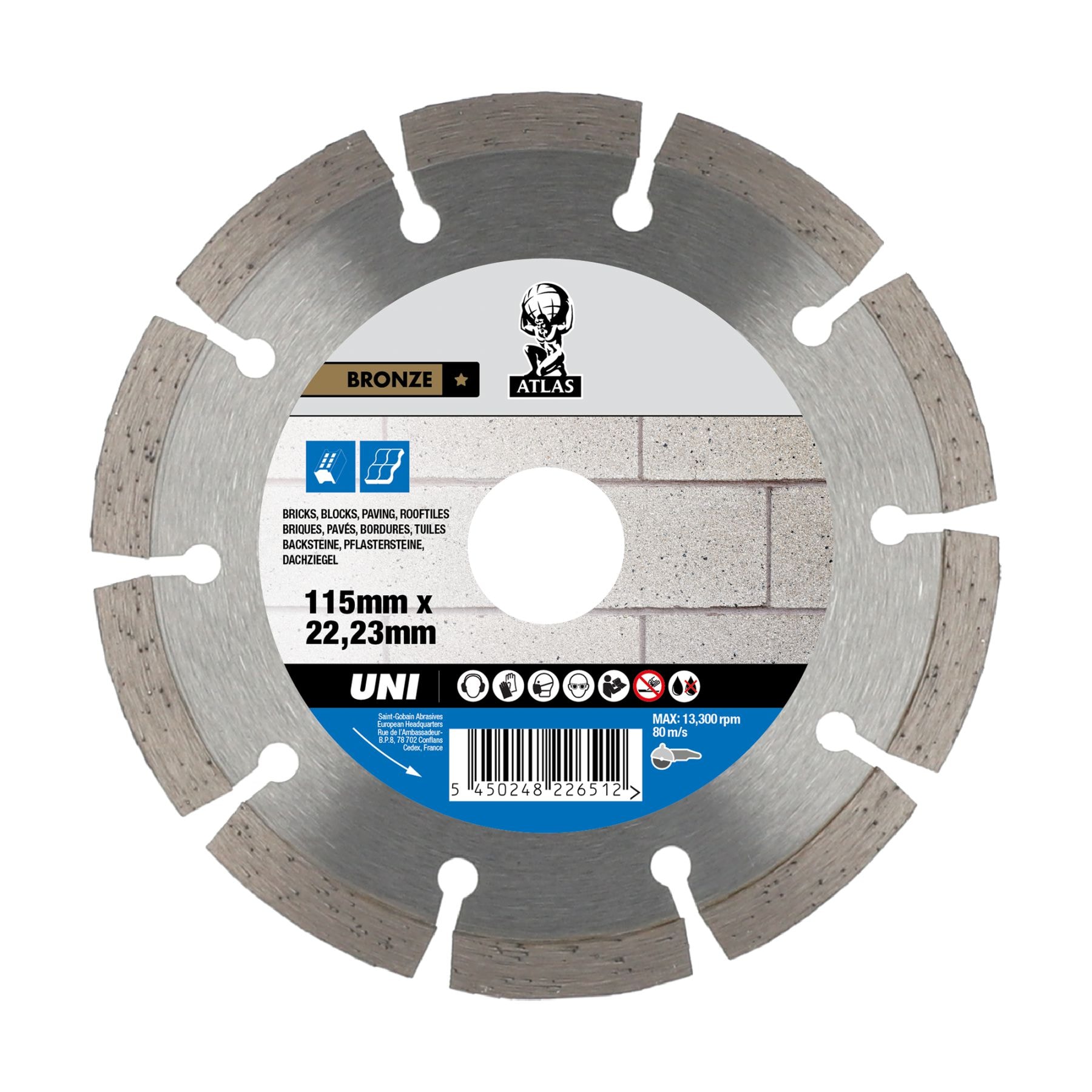 Norton Diamantklinge Atlas 230 mm