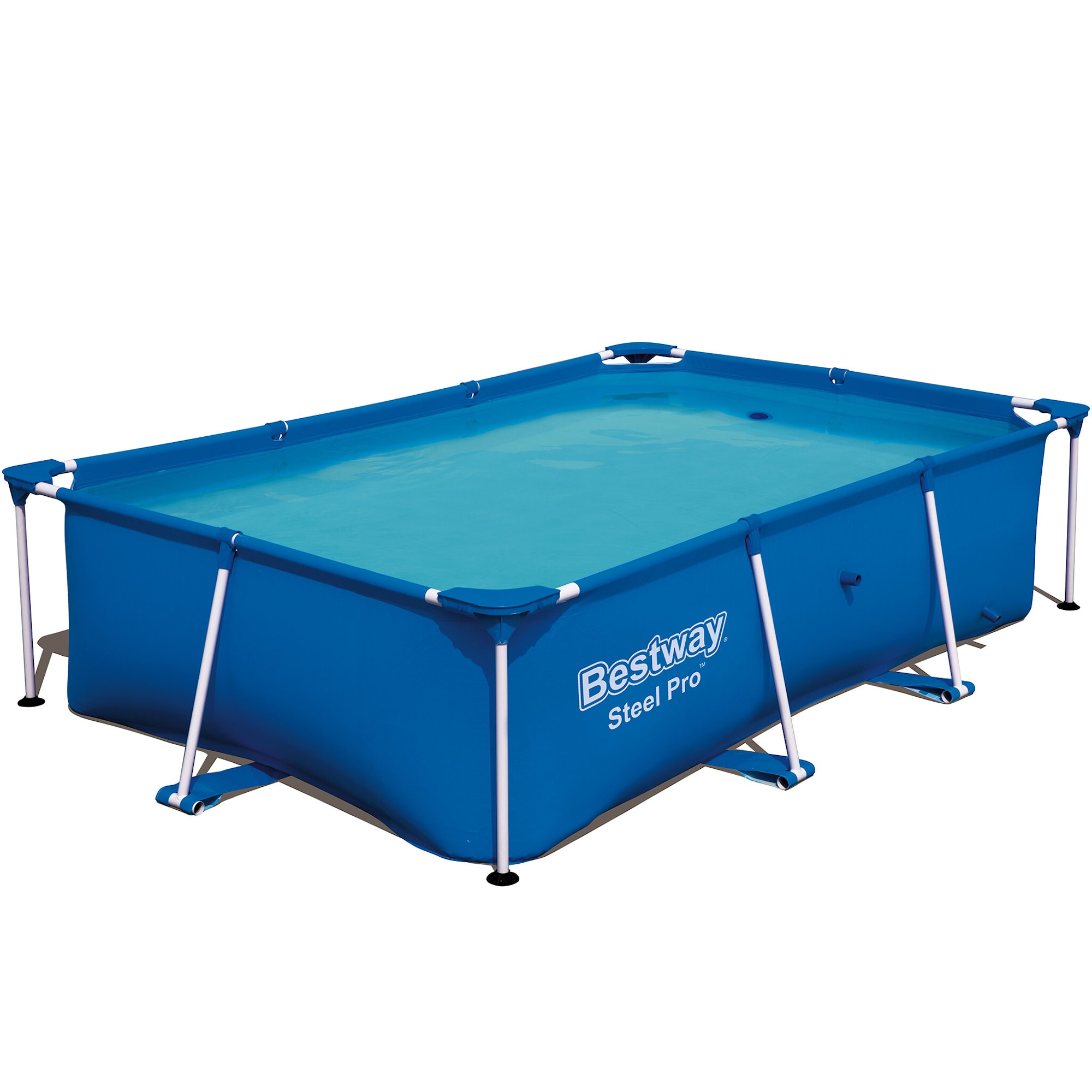 Bestway Rektangulär Ovanmarkspool 259 x 170cm Steel Pro