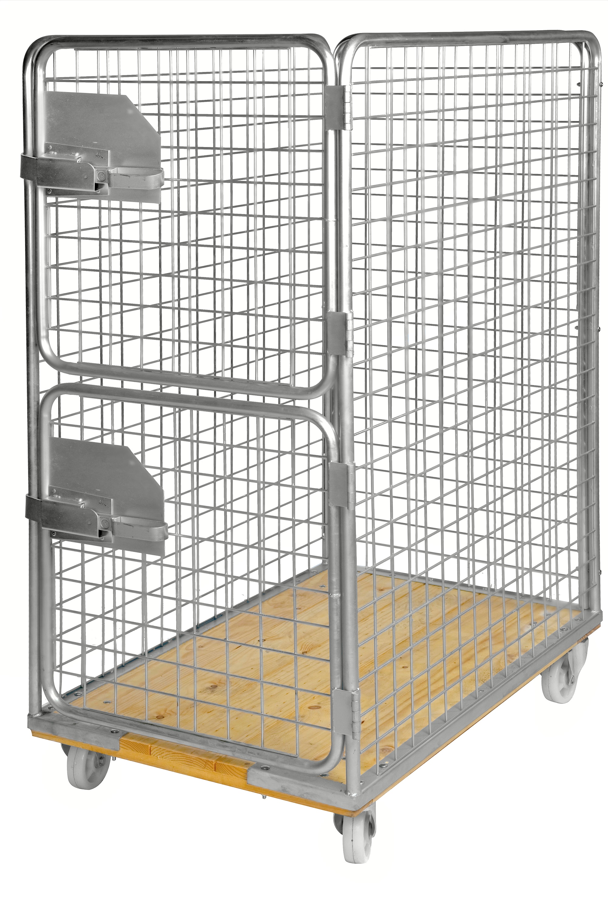 Kongamek elektrogalvaniseret/birk rullebur, træbund KM80B