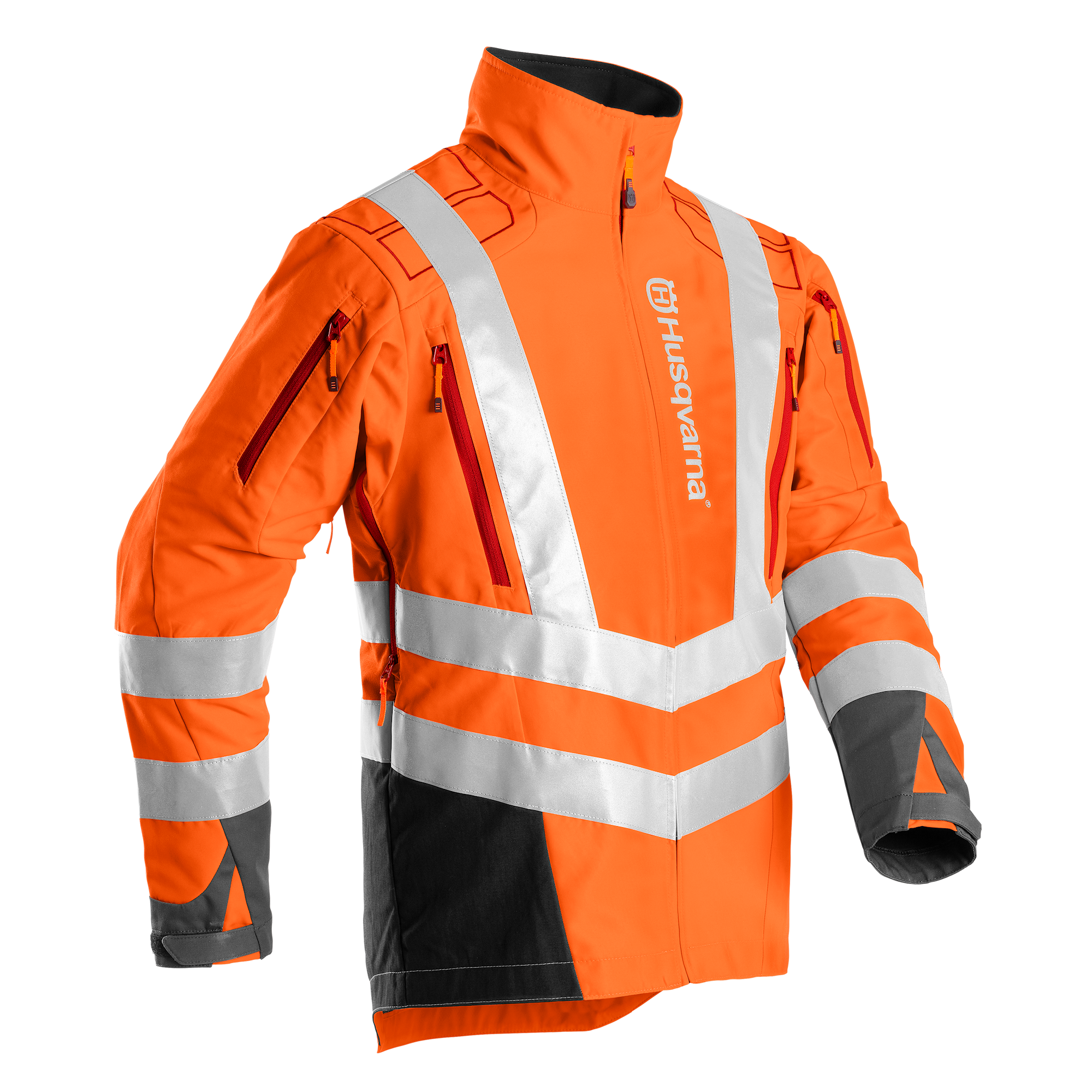 Husqvarna Skogsrydder- Og Trimmerjakke, High Viz - Størrelse 62/Xxl